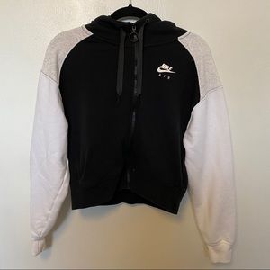 Nike Air Cropped Colorblock Zip Up